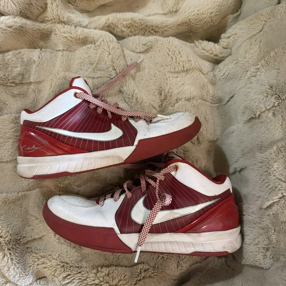 Size 8.5 - Nike Zoom Kobe 4 TB Varsity Red